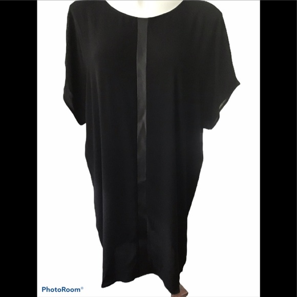 MADEWELL Leather Stripe Dolman Shift Dress - Picture 2 of 9